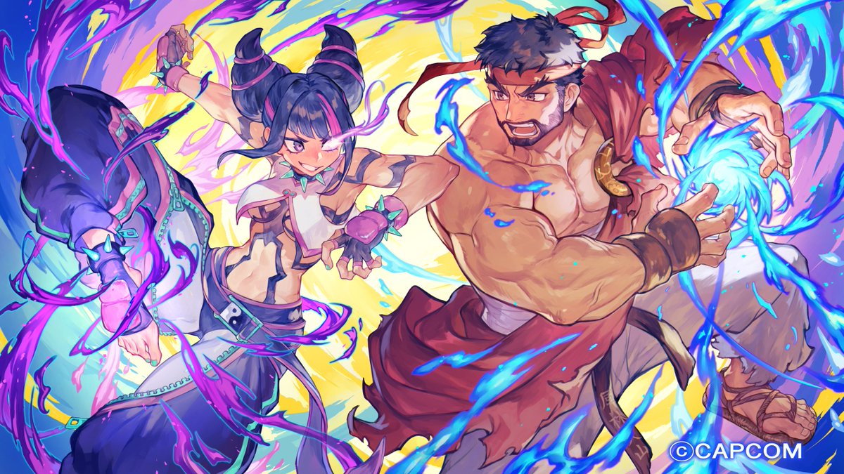 3/28(土)29(日)広島国際会議場にて開催される
【VOLTAGECUP 2026】のキービジュアルの全体図です！ジュリとリュウ描かせていただきました！🕷️🔥🐉どうぞよろしくお願いいたします～！
#VOLTAGECUP