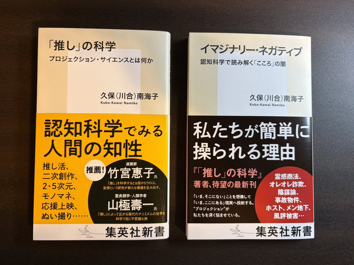 気になってたプロジェクションについての2冊を買いました☺️