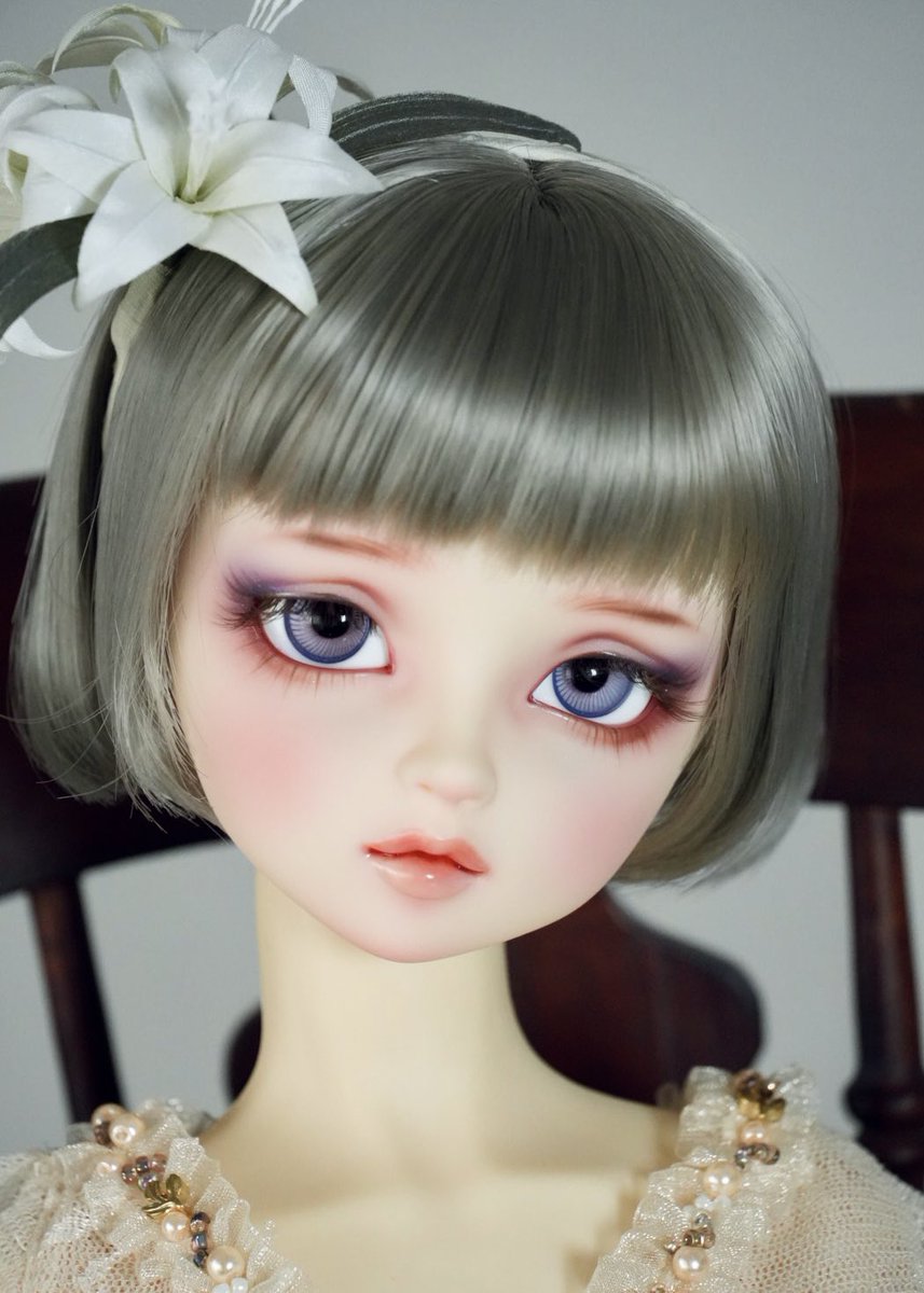 メイクオーダーの「SD-F-73・フェア肌」双子さんです。メイクイメージ