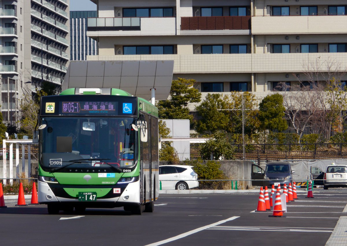都営バス 都05-1 S-D909 (深川)