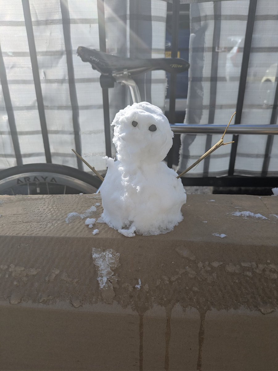 shom1944's tweet photo. 雪積もったね https://t.co/6MdfdrGH4p
