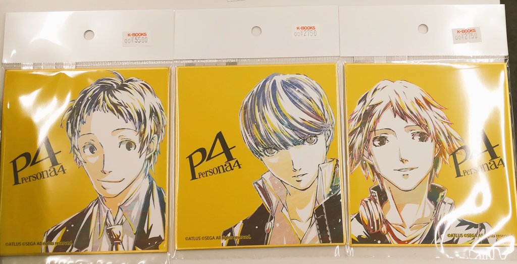 入荷情報】 ペルソナ4 ミニフィギュア 色紙 入荷しました✨ どちらも