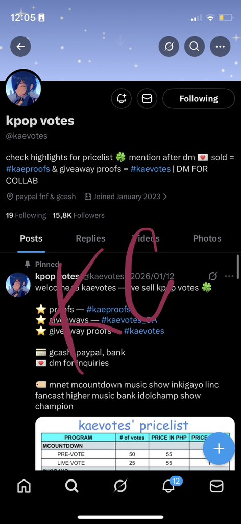 Kpop Chartz tweet media