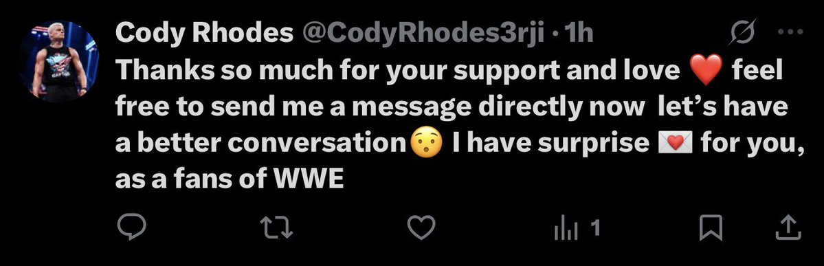 oh yeah this is totally cody rhodes