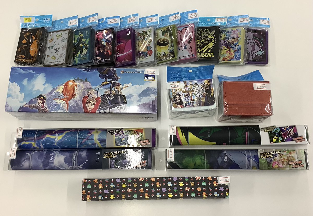 販売情報】 大量のサプライが入荷致しました✨ 多種多様のスリーブや