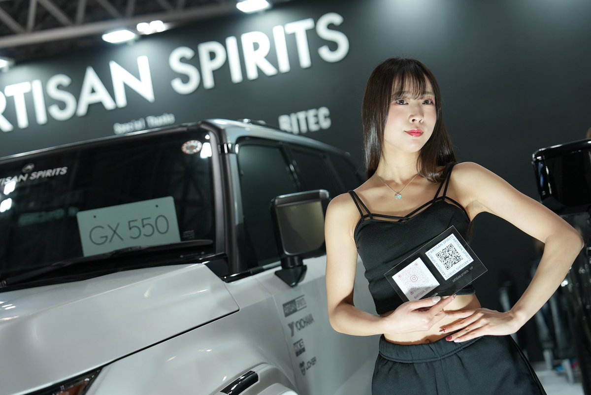 photomy0224's tweet photo. 東京オートサロン2026
ARTISAN SPIRITSブース（I）

めぐみさん（@ZN6ldh42）（instagram：zn6.megumi）

#東京オートサロン2026 
#ポートレート #portrait https://t.co/uYGTFKSYLD