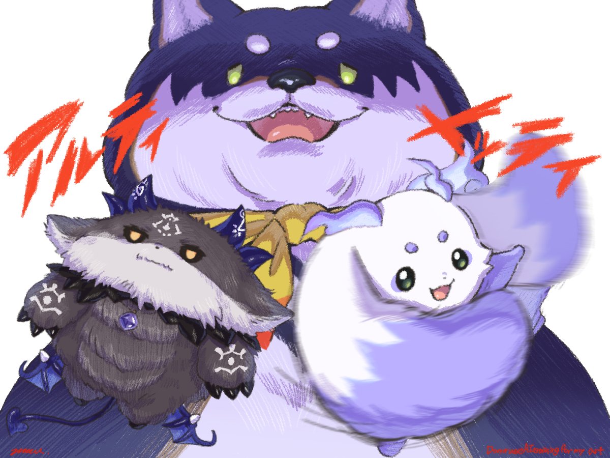 ふらっふぃい #るんるんびじちかん #しばのドッグタグ #でびるさまに