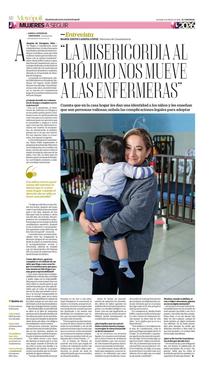 El_Universal_Mx's tweet image. ¡Buenos días, lectores! Iniciamos la jornada informativa con la portada de EL UNIVERSAL y sus secciones este 8 de febrero eluniversal.com.mx