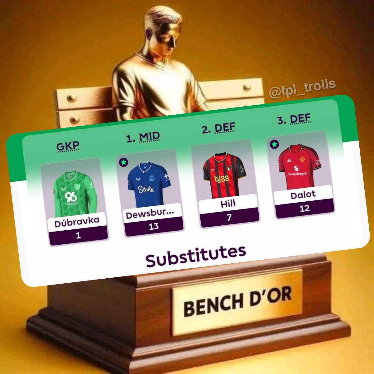 Troll Fantasy Football tweet media