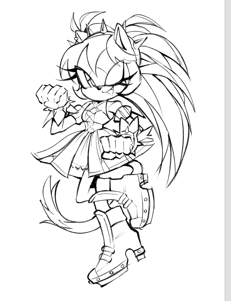 trying out a new brushie #sonicoc