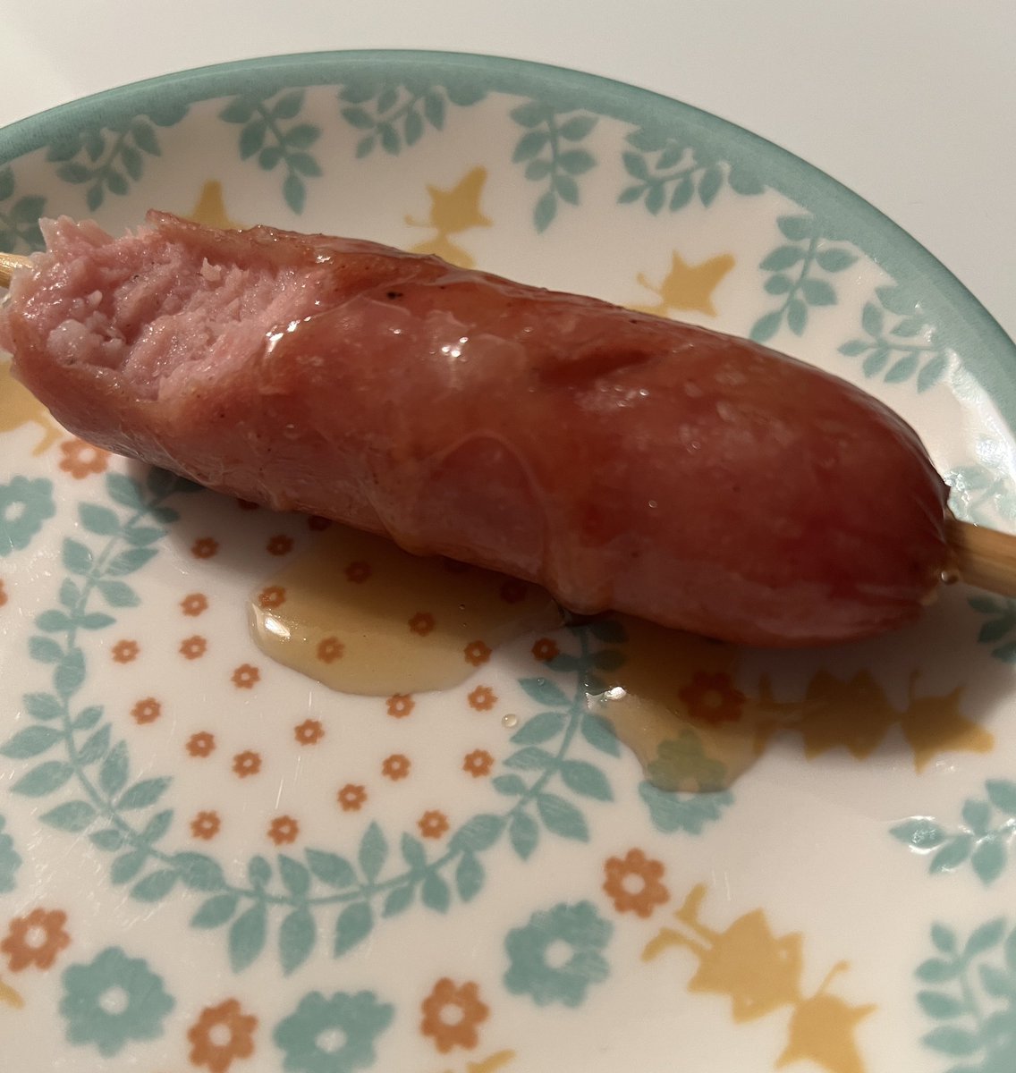 蜂蜜フランクフルト普通に美味くて草