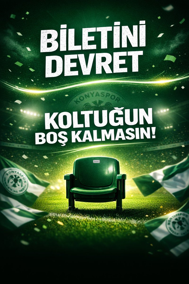 𝐁𝐢𝐋𝐄𝐓𝐢𝐍𝐢 𝐃𝐄𝐕𝐑𝐄𝐓, 𝐊𝐎𝐋𝐓𝐔𝐆̆𝐔𝐍 𝐁𝐎𝐒̧ 𝐊𝐀𝐋𝐌𝐀𝐒𝐈𝐍!

Konyaspor - Göztepe karşılaşmasına gidemeyecek ya da öğrenci kardeşlerimize destek olmak isteyen taraftarlarımız, bu gönderi altında “ÜCRETSİZ” bilet transferi için irtibat kurabilirler.