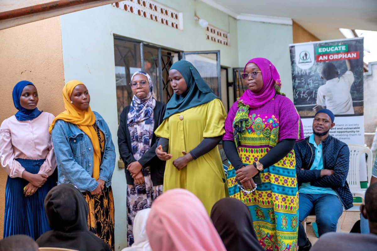 Meet My Rising Philanthropists. From High School, They Chose To Take Up an Orphan, educate, and support her. Yesterday, they spoke to the kids we support during an evaluation meeting that was held at our Head Office, along Bahai Road. Thank you my dear students. I'm proud of you
