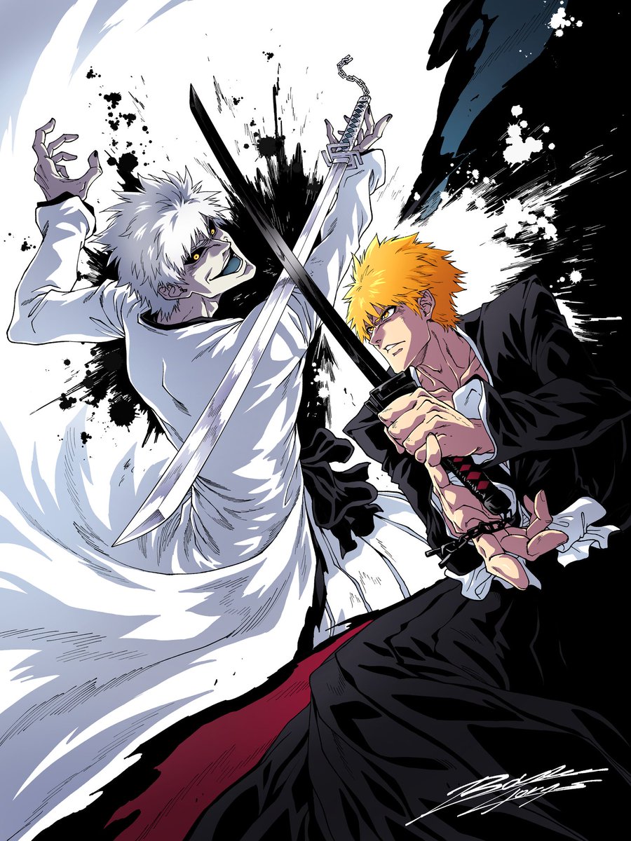 Today is some #BLEACH art with #Ichigo vs #White

Bleach had a huge impact on my personal art style. And even if I don't draw much of it anymore recently. I will always have so much love for Tite Kubo works. 🥹✨

This might not interest many of my followers but anyway. Even if