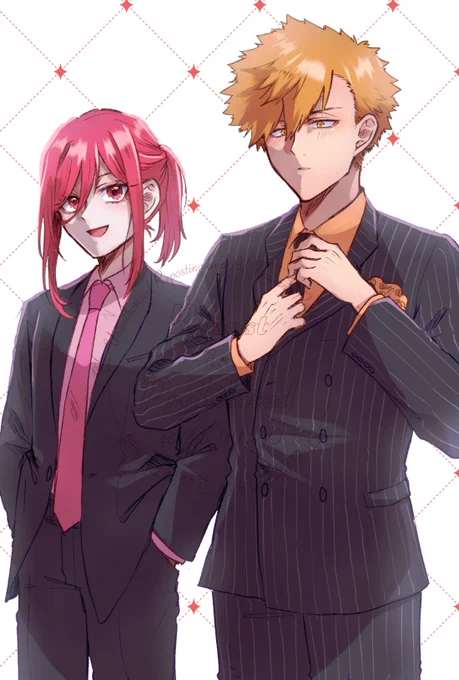 キャストさんのスーツ2人に着てほしい… #kncg #くにちぎ