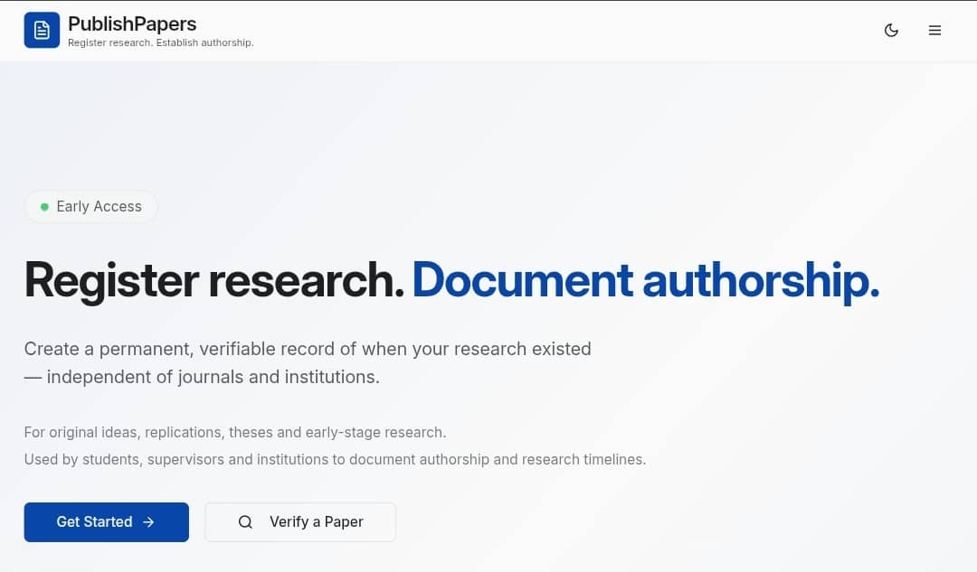 Publish Papers tweet media