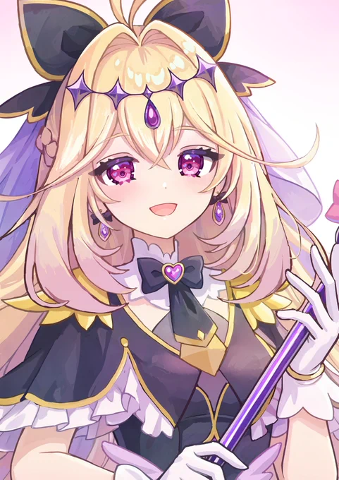 キュアアルカナ・シャドウちゃん 可愛すぎて描かずにはいられなかった... #puricure