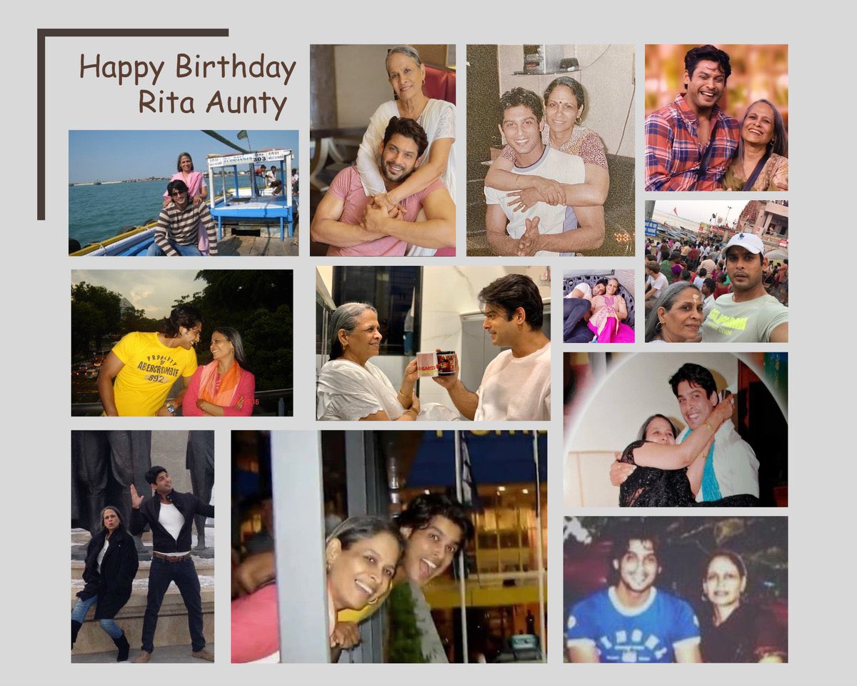 Happy Birthday to the Strongest Mom 🎂

May life always find you in good health and happiness around 🤞

<a href="/sidharth_shukla/">Sidharth Shukla</a> must be very happy and celebrating in another world 🎻

HBD RITA MAA 🤗