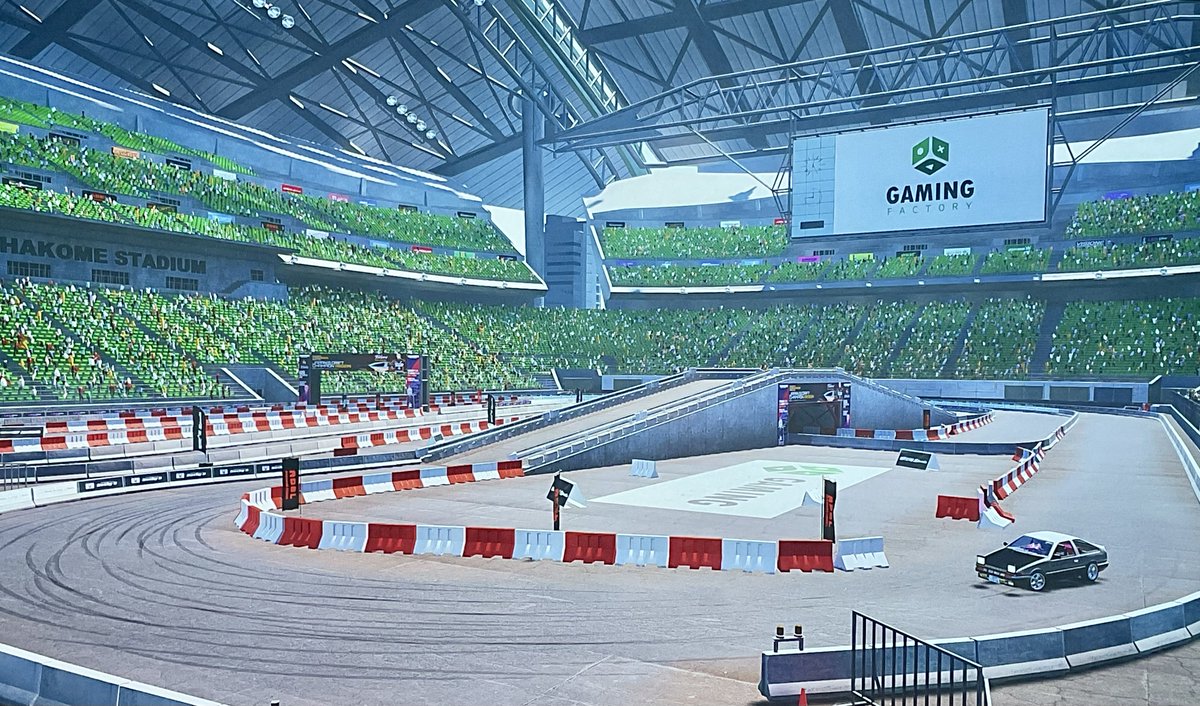 NavyBlueWasp's tweet photo. It's cool that HAKOME STADIUM in @Japanese_Drift is heavily inspired by Toyota Stadium, the home-stadium of J.League's Nagoya Grampus 🏟️
There's even a track inside the stadium, which is inspired bye the WRC Rally Japan track 🚗💨
#grampus #グランパス
#LetsDrift https://t.co/mnySsj3CKQ