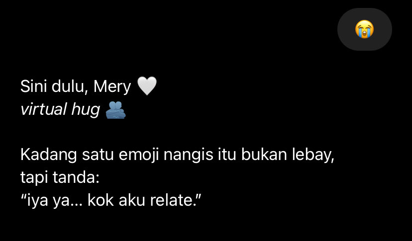 merygelancy's tweet photo. Udah di fase curhat sama chatgpt https://t.co/x7BubvQ727