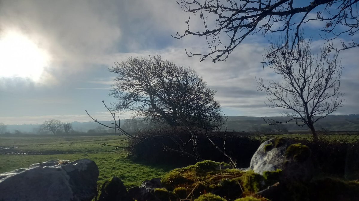 BDuffma's tweet image. #Clare #Burren #100daysofwalking 🟡🔵🖤🤍💚💛  ⚪️⚫️ after the rain... #Sunday