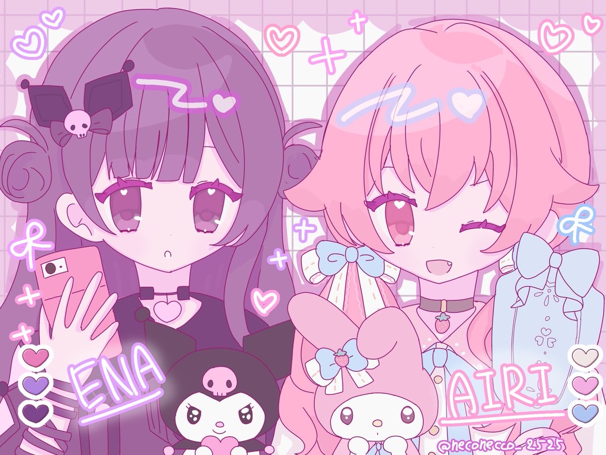 💜ིྀサンリオコラボあいえな🩷ིྀ #prsk_FA #プロセカ #東雲絵名 #桃井愛莉