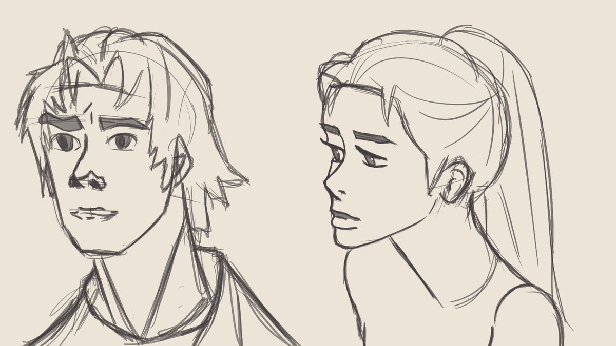 Real_ReGrowth's tweet photo. Trying to draw some faces. Followed a SamDoesArt video. #art #drawing https://t.co/HQhOlTBsNS