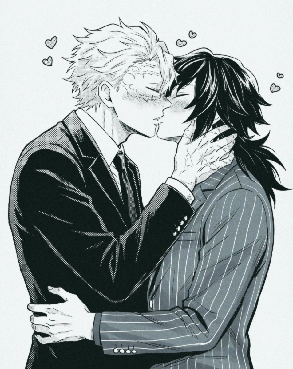 ミスってたのであげなおし！
差分さねぎゆのちゅー落書き