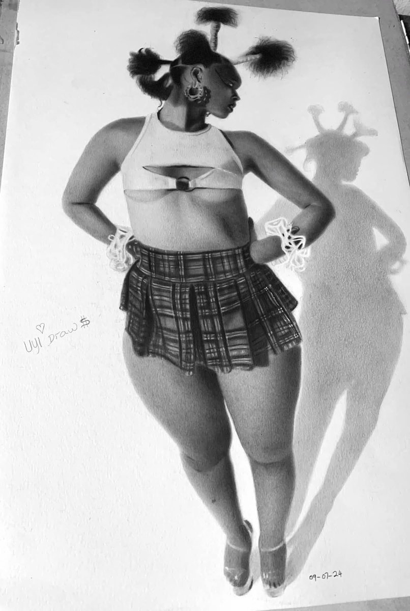 UyiDraws1's tweet photo. This is how i draw black women https://t.co/CfXE1mnLOh
