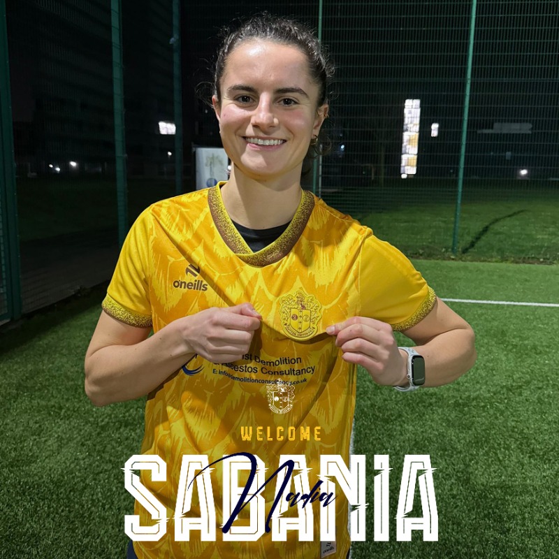 SuttonUtdWomen's tweet photo. ✍️ We are delighted to confirm the signing of Nadia Sabania from AFC Wimbledon

Welcome to Sutton, Nadia! 🙌🇦🇪