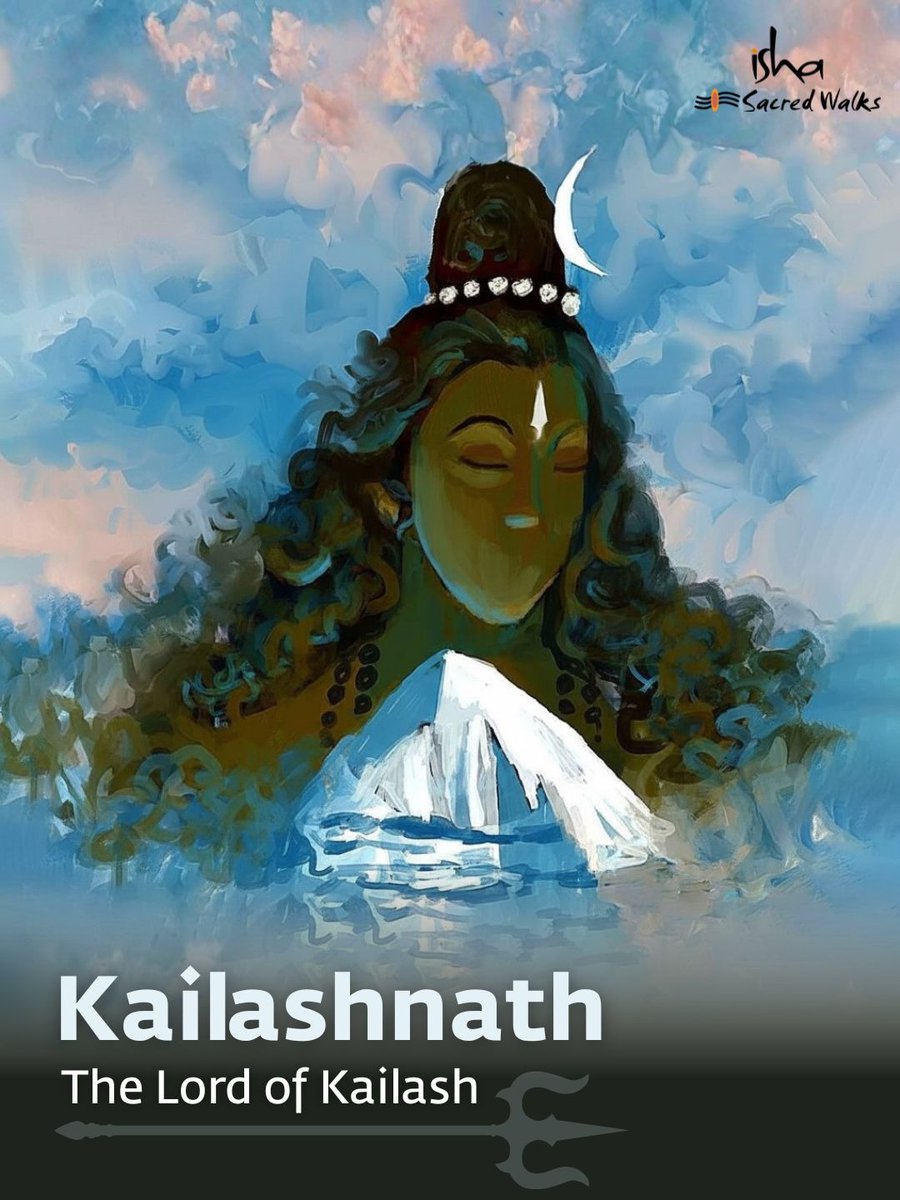 IshaSacredWalks's tweet image. Revered as the Lord of Kailash, He presides over this sacred peak beyond stone and snow.

Kailash is a living presence that exudes immense power, supporting every seeker in their inner journey.

Registrations for the #KailashManasarovar Sojourn are now open.

#ishasacredwalks