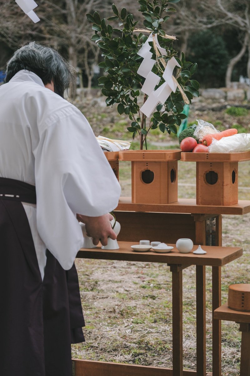 今日は地鎮祭。

無事に工事が進みますように🙏