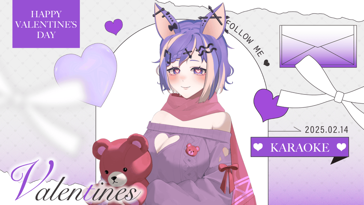 ʚ 直播 ɞ
🦇14/02 歌回直播💜
❣️情人節~ 給大家唱歌個❣️
🤔你們來跟我一起度過情人節吧~💬

🔗YT鏈接🔗
youtube.com/live/QS0QTyTCl…

#新人vtuber #台v #擴散希望 #新人Vtuber #女V #Vtuber #精華 #HKVtuber #台灣vtuber #Era吃甜品