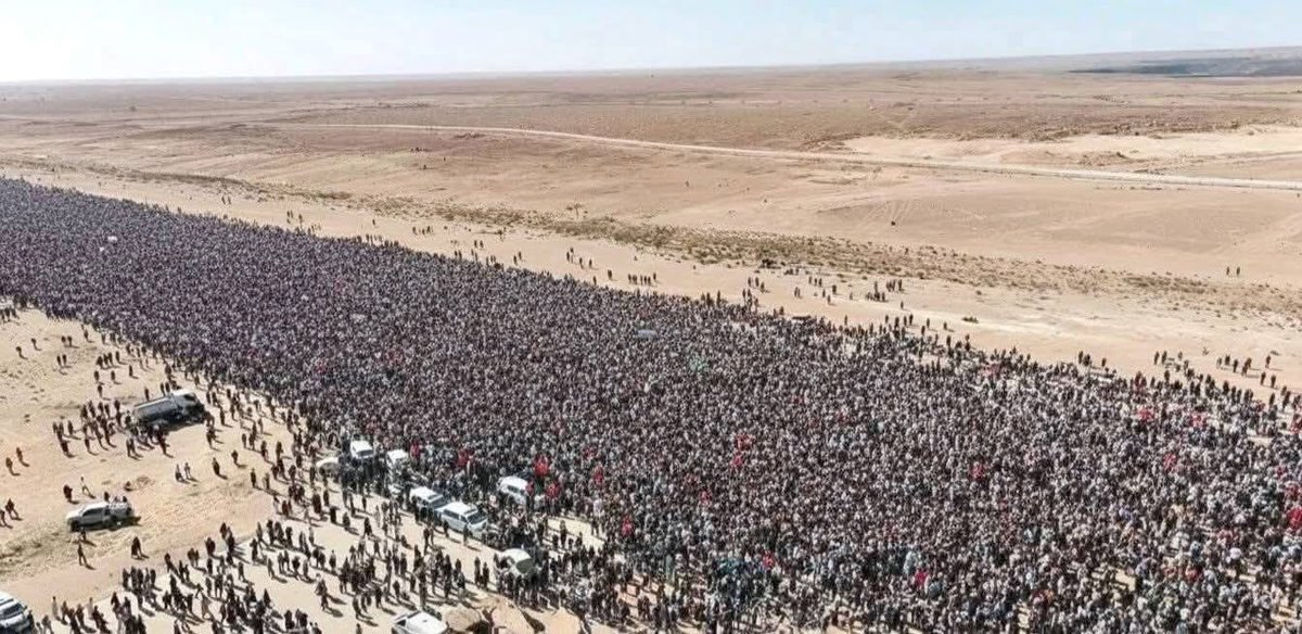 THE LAST BOW: A massive crowd gathered to give their last respect to Saif al-Islam Gaddafi in Bani Walid on Feb 6, 2026, the son of former Libyan leader, Muammar Gaddafi, who was overthrown by the US, UK and France.