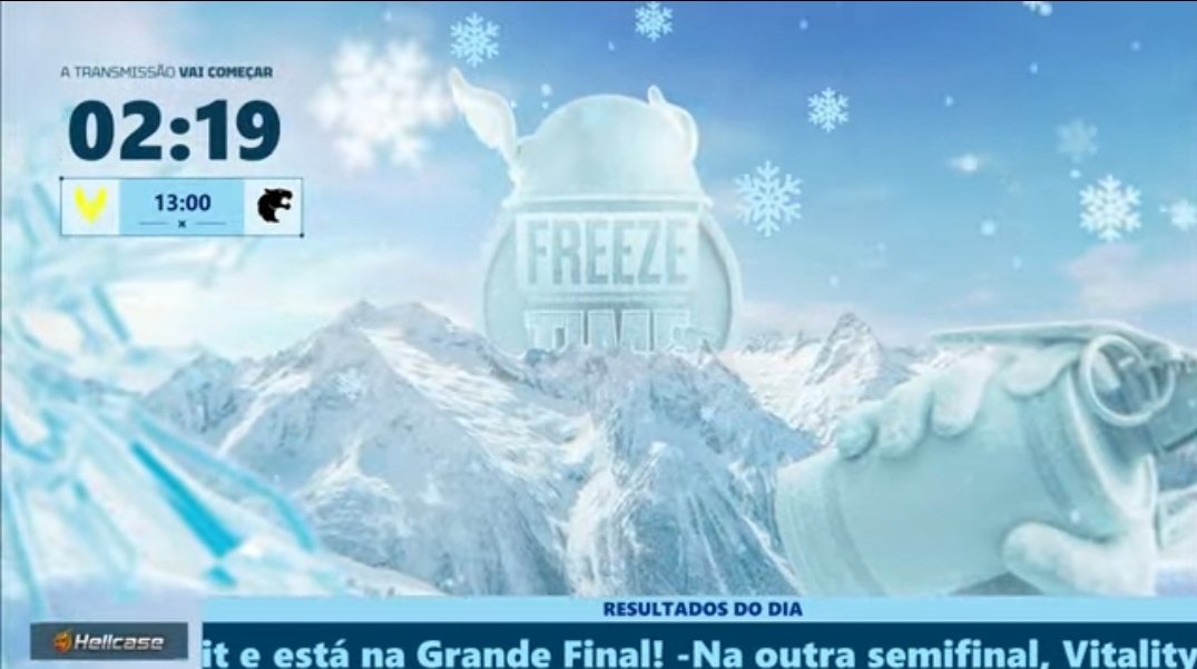 GRANDE FINAL❗️

Freeze Time 🥶 está aqui e hj temos:
🔸️Jogos de ontem
🔸FURIA vs Vitality 
🔸E muito mais

Vem cmg e com <a href="/nessyteras/">Vanessa Paccico (Nessy) 💫</a> estamos ON no Gau:
🟣Twitch/Gaules e GaulesTV
🔴Youtube/Gaules
🟢Kick/Gaules