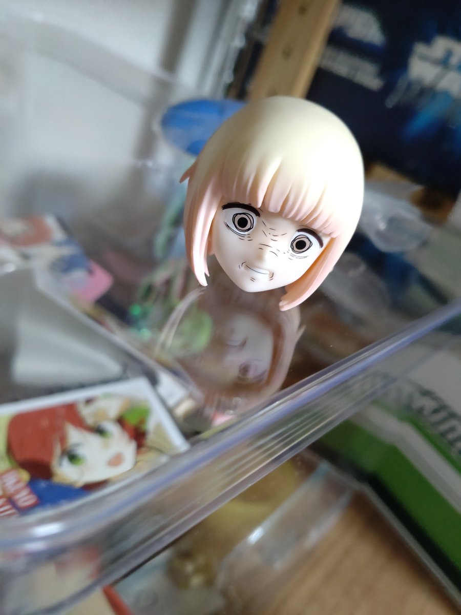 mintfizz's tweet image. もちづきさんのヌードルストッパー見つけて速攻でゲット。マジ顔も付いてるよ。