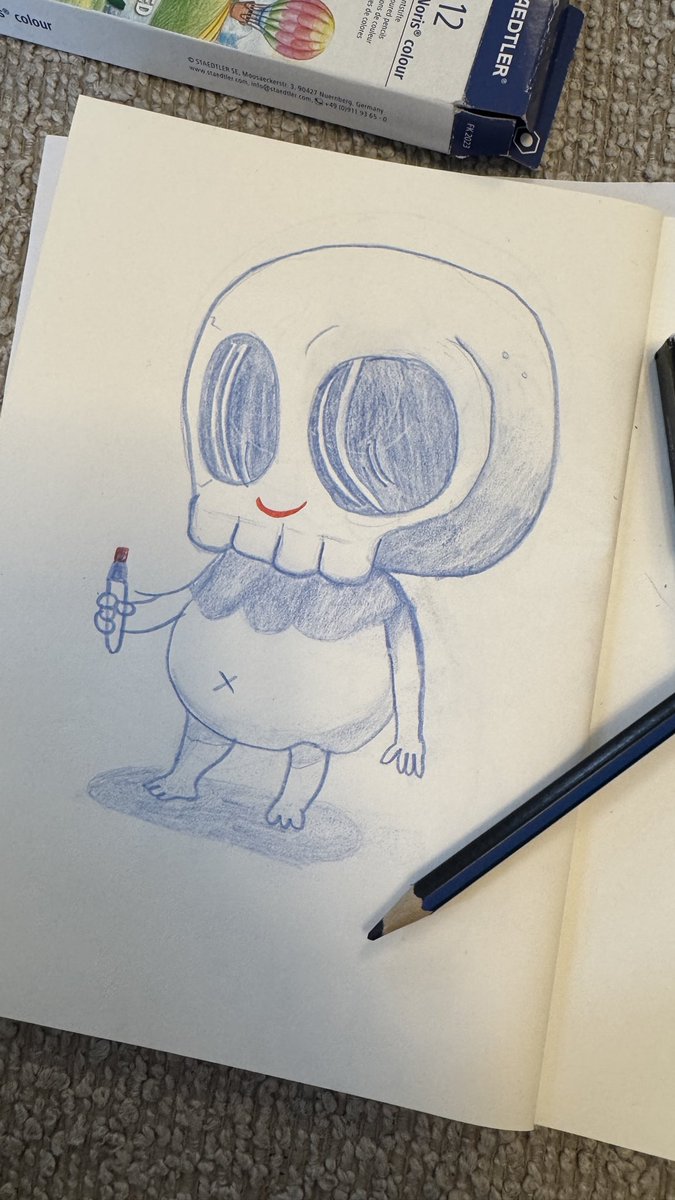 Sunday Sketch of one of Mike Mitchell’s Skullys