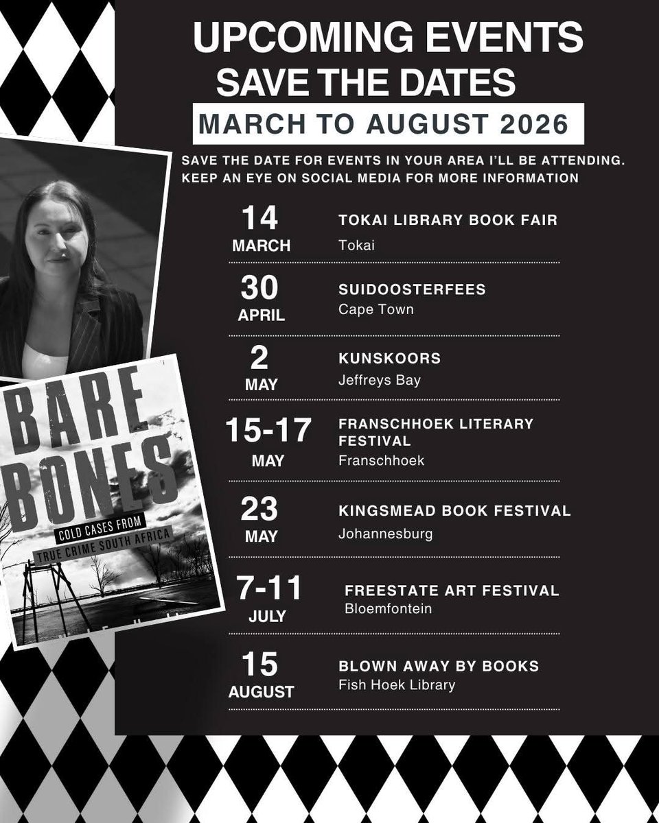 Save the Dates: Events &amp; Festivals I'll be at this year

Keep an eye on social media for more detailed information about the individual events.