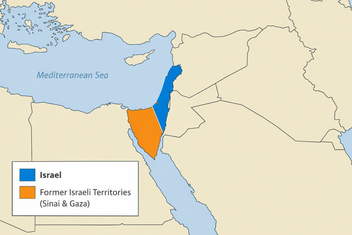 skedeschi's tweet photo. @ShibleyTelhami In blue is Israel. In orange is the land Israel has won in wars it didn't start, and given away voluntarily in exchange for peace. You are an idiot. https://t.co/9s5EcEy14e