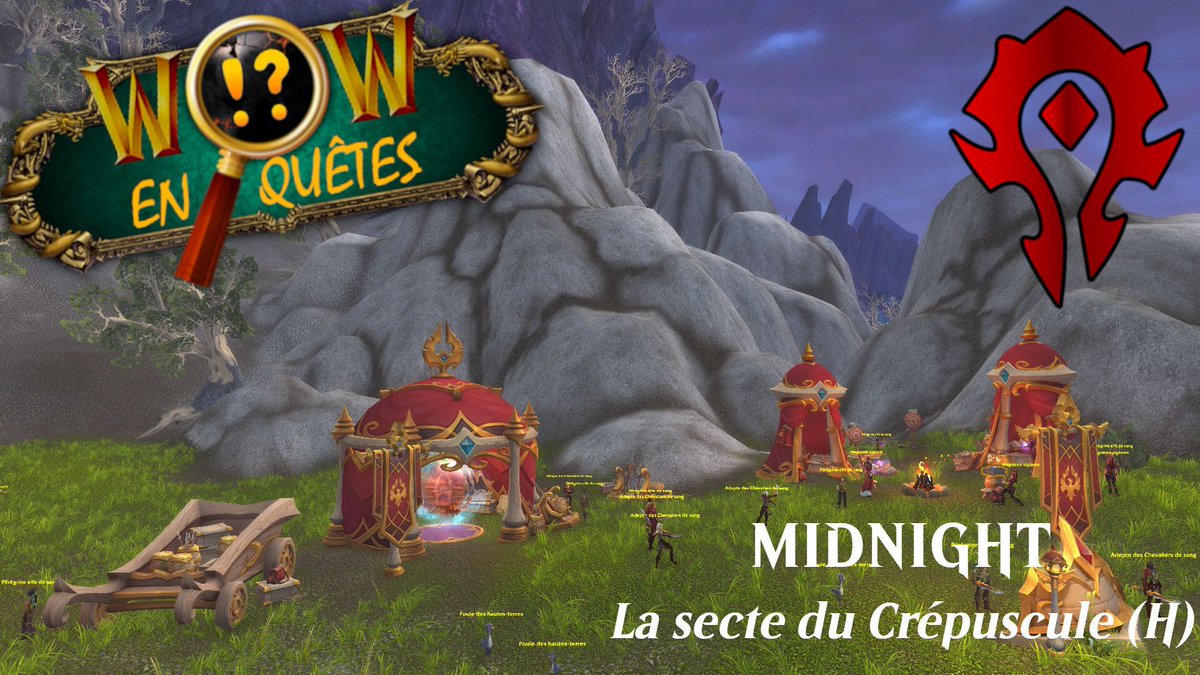 Nykhret's tweet image. Samedi 07/02: découverte de l'événement du pré-patch de l'extension Midnight côté Horde
youtu.be/DAZlhZPOnyM 

#WorldOfWarcraft #YouTube #Midnight #PréPatch #Horde