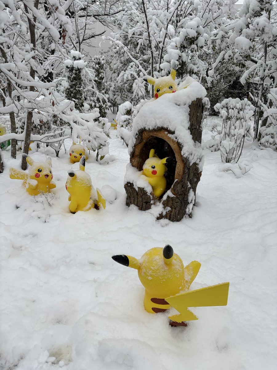 UniteVids's tweet image. ☃️✨IT IS SNOWING AT POKÉPARK KANTO✨☃️