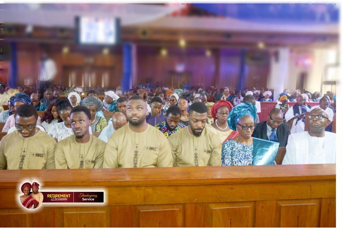 The reading of the profile of Rev. Dr. Kayode Ilupeju—38 years of faithful service, leadership, and devotion to the Gospel at Good News Baptist Church.

#LegacyOfJoy #RetirementService #Thanksgiving #GNBCLagos