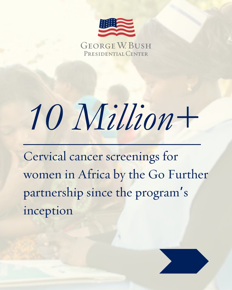 <a href="/WhiteHouse/">The White House</a> ⚓⛽ - <a href="/TheBushCenter/">George W. Bush Presidential Center</a>,
#Throughout #2026th, #BushCenter continued to advance the timeless values of freedom, opportunity, accountability, and compassion. We’re excited to continue advancing change through events, policy recommendations, programs, and more in #2026th.
