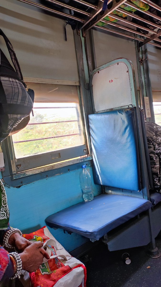 Travelling in a general coach once in a while makes you grateful for whatever you've in your life.