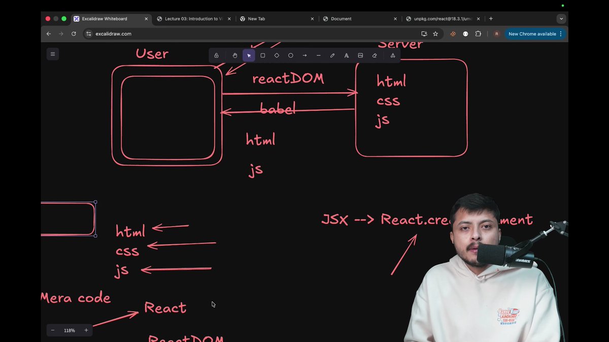 Manikya_Rathore's tweet photo. ✅ Day 40 of #Defence with @rohit_negi9 & @adityatandon02
JSX→esbuild→Babel→Vite→Rollup→Browser
npm vs npx
Why bundlers exist
Fast Refresh magic
Why .jsx matters
Dev vs Production build
Now errors make sense
#ReactJS #Vite #JavaScript #WebDevelopment #MERN #DefenceChallenge https://t.co/D68EvIOq4g