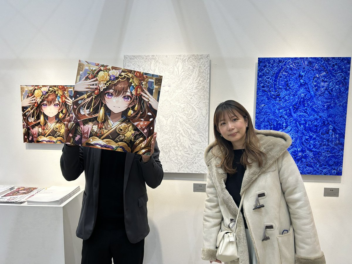 期間限定特価！　個展出品作品　特大芸術写真 ★ A1　 幻想の華 　額付 Hakushiさんの個展に行ってきました！画面で見てもすごいと思ってい