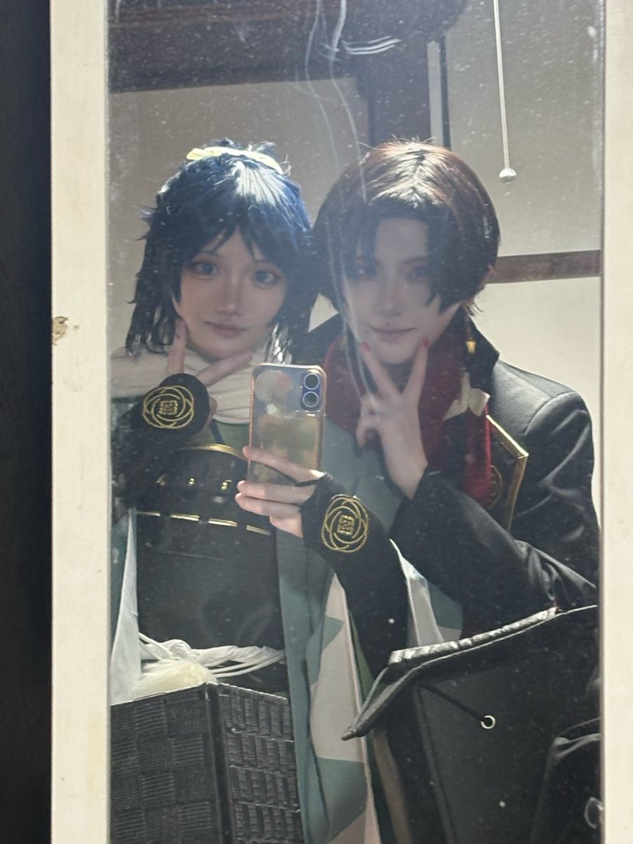 安定にて顕現しておりました！！！
主をびっくりさせられてよかった🥺💕
沖田組で雪遊びもできて最高だった🥳✨
 #雪嵐本丸0208