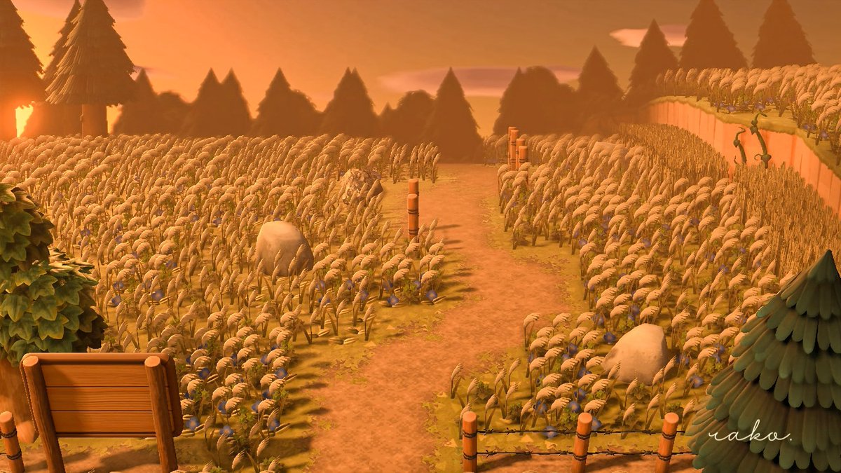 acnh_rako's tweet photo. 🌾🌲🍃

旅行先でみた景色
夕日とすすき草原が綺麗でした𓂃˚‧

#AnimalCrossing #ACNH #あつ森 
#あつ森写真部 #あつまれどうぶつの森 https://t.co/EVpmWX0Sdi