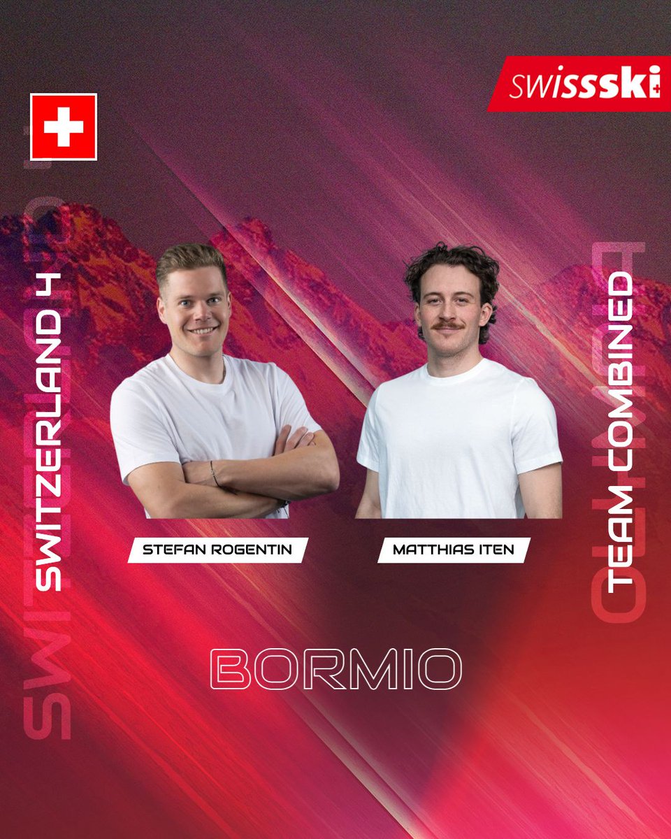 swissskiteam's tweet photo. Hier die Aufstellung für die Olympia-Team-Kombination der Männer vom Montag in Bormio 🤩💪🔥 https://t.co/YxTuxi2cQ6