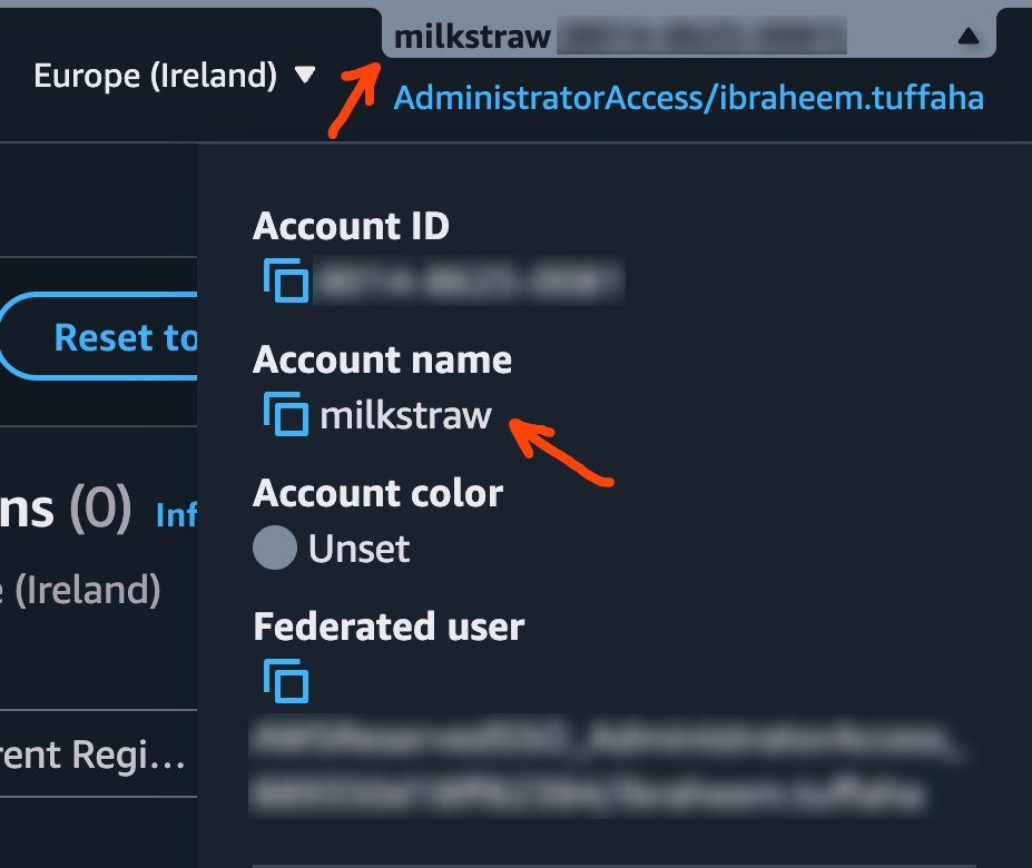 It took <a href="/awscloud/">Amazon Web Services</a> 21+ years to add this label!
The AWS Console now shows the account name in the top bar

Millions of engineers have almost nuked prod because of this
For years!!

This is AWS UX.
Obvious problems.
Ignored forever.

At <a href="/MilkStrawAI/">MilkStraw AI</a>, we’re doing the opposite